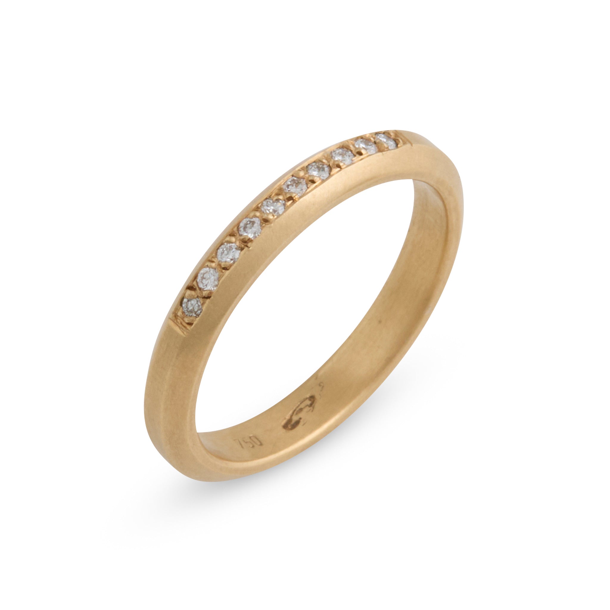 Low Profile Diamond Ring