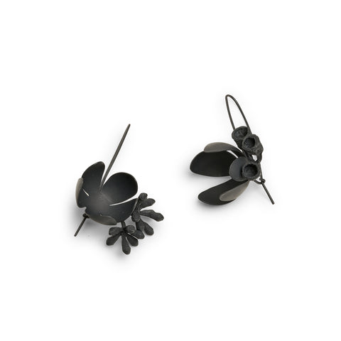Oxidised Native Bouquet Earrings by Belinda Esperson