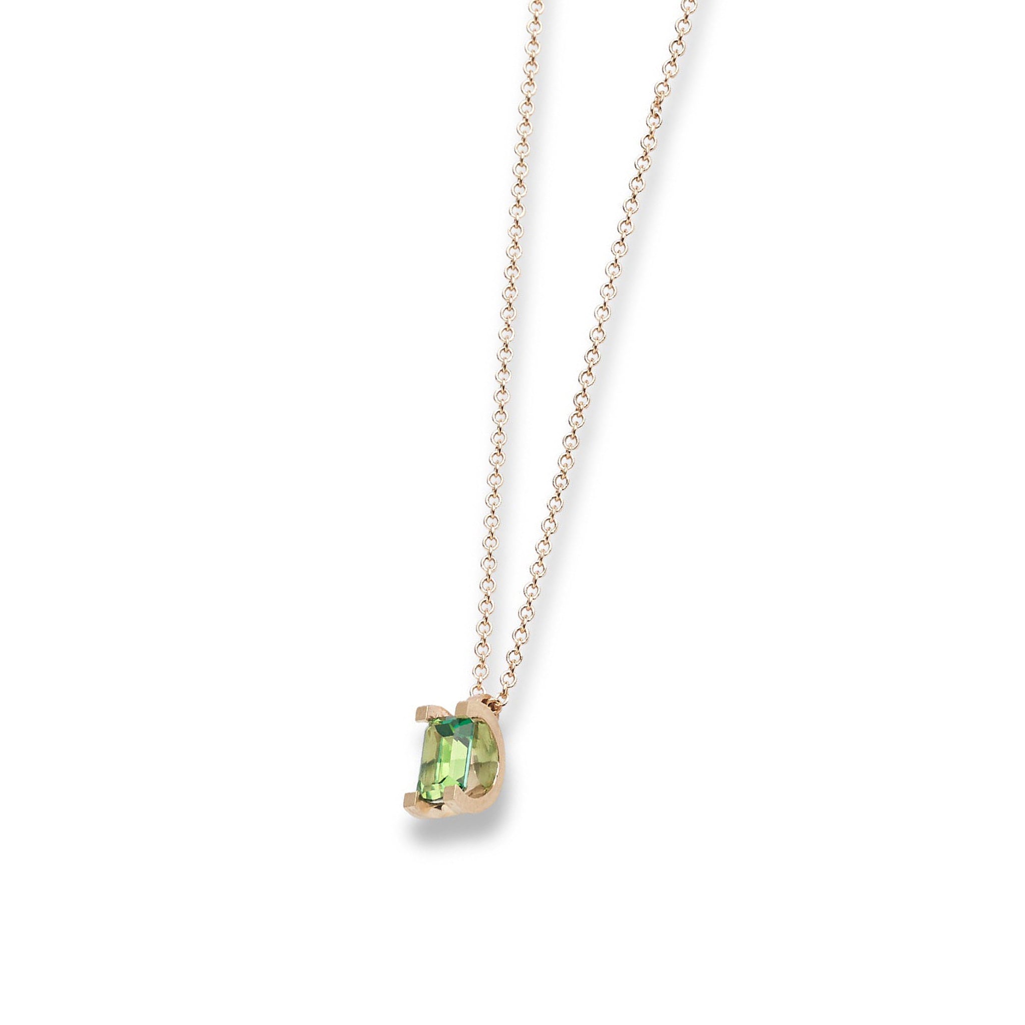 Curve Claw Topaz Pendant