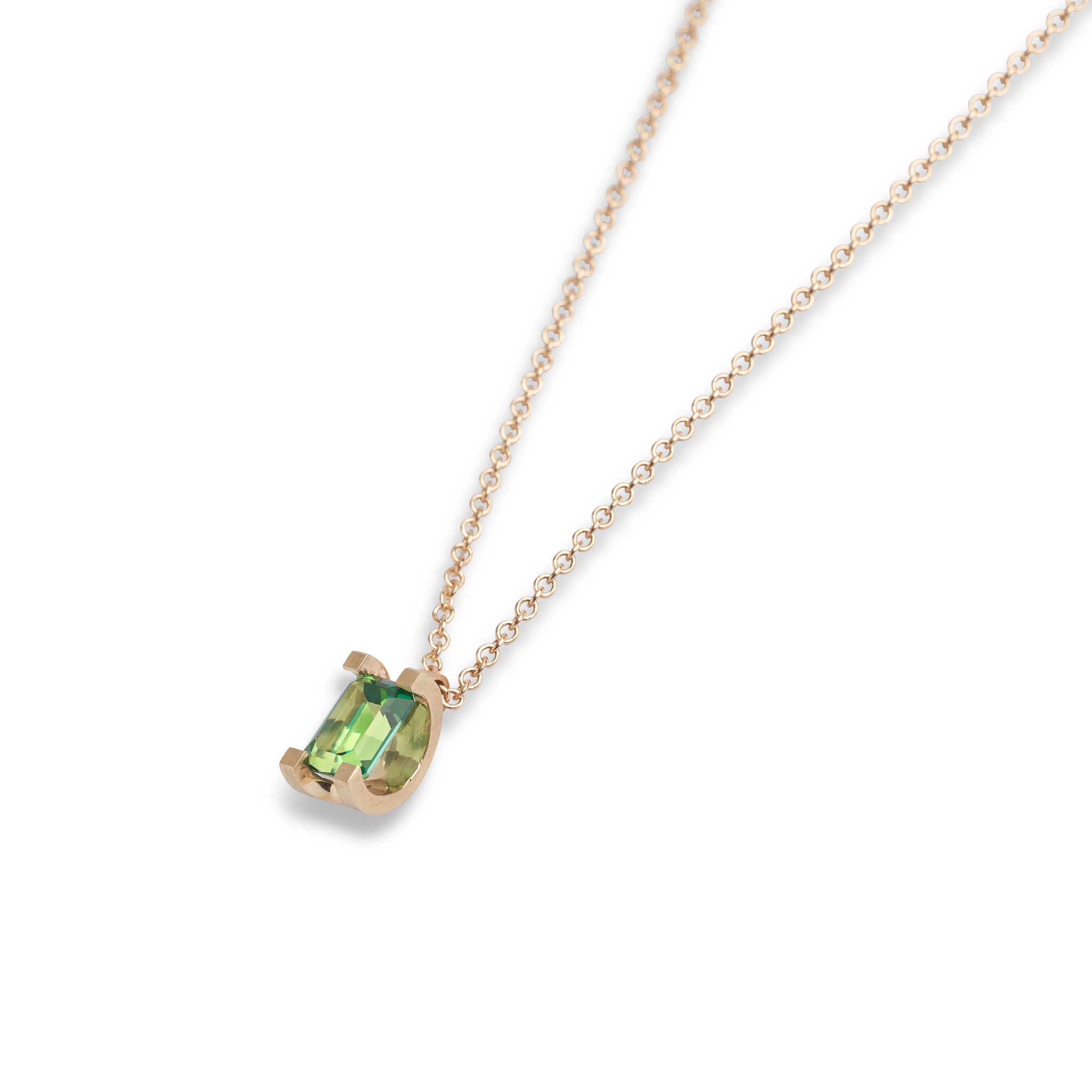 Curve Claw Topaz Pendant