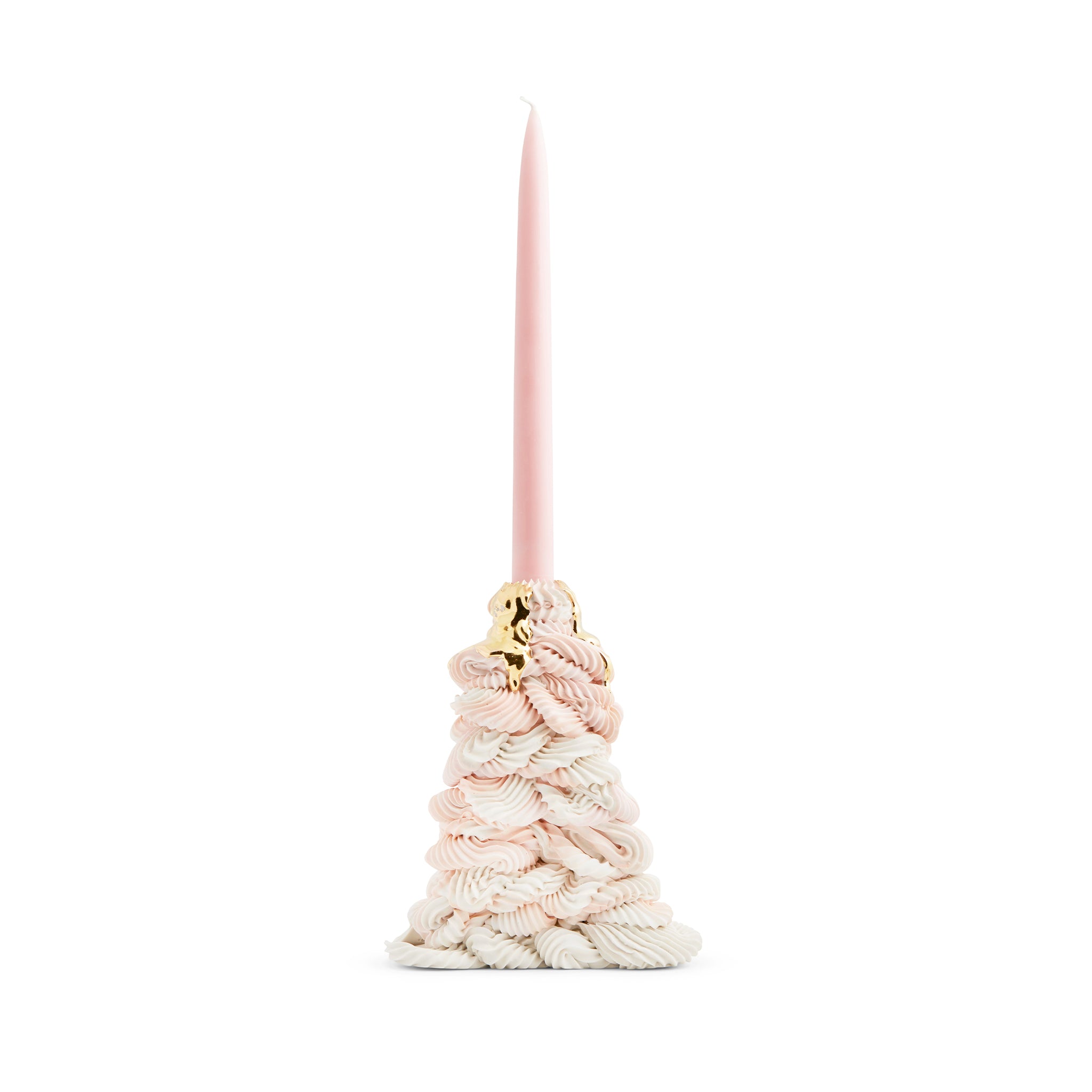 Melting Moment Peachy Swirl with Gold Desire - Tall