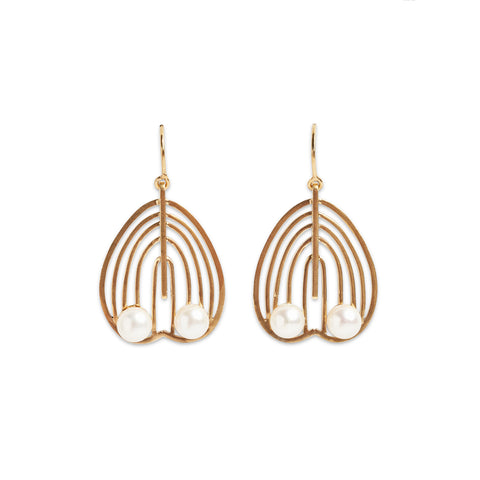 Feathered Formation Earrings by Julia Storey