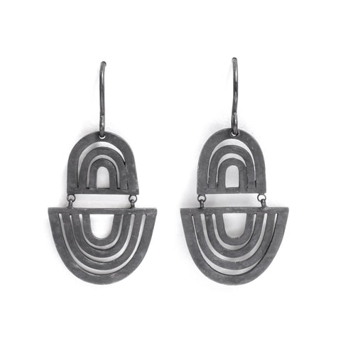 Shift Shield Hook Earrings by Julia Storey