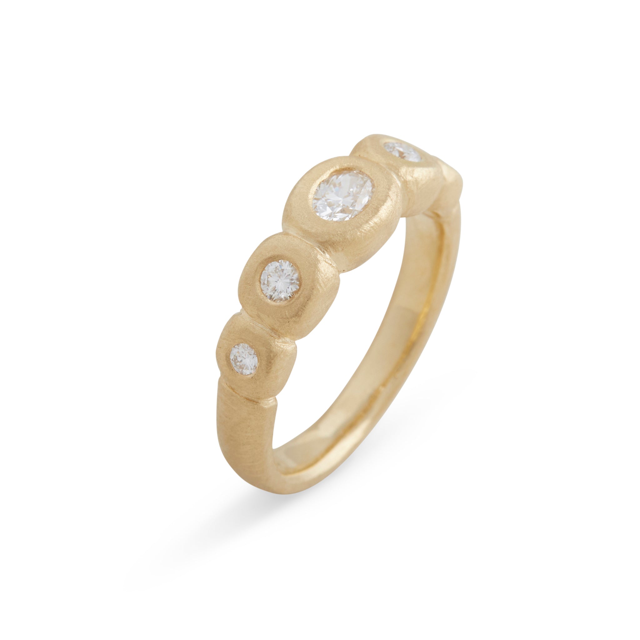 Sunlit River Stones Ring