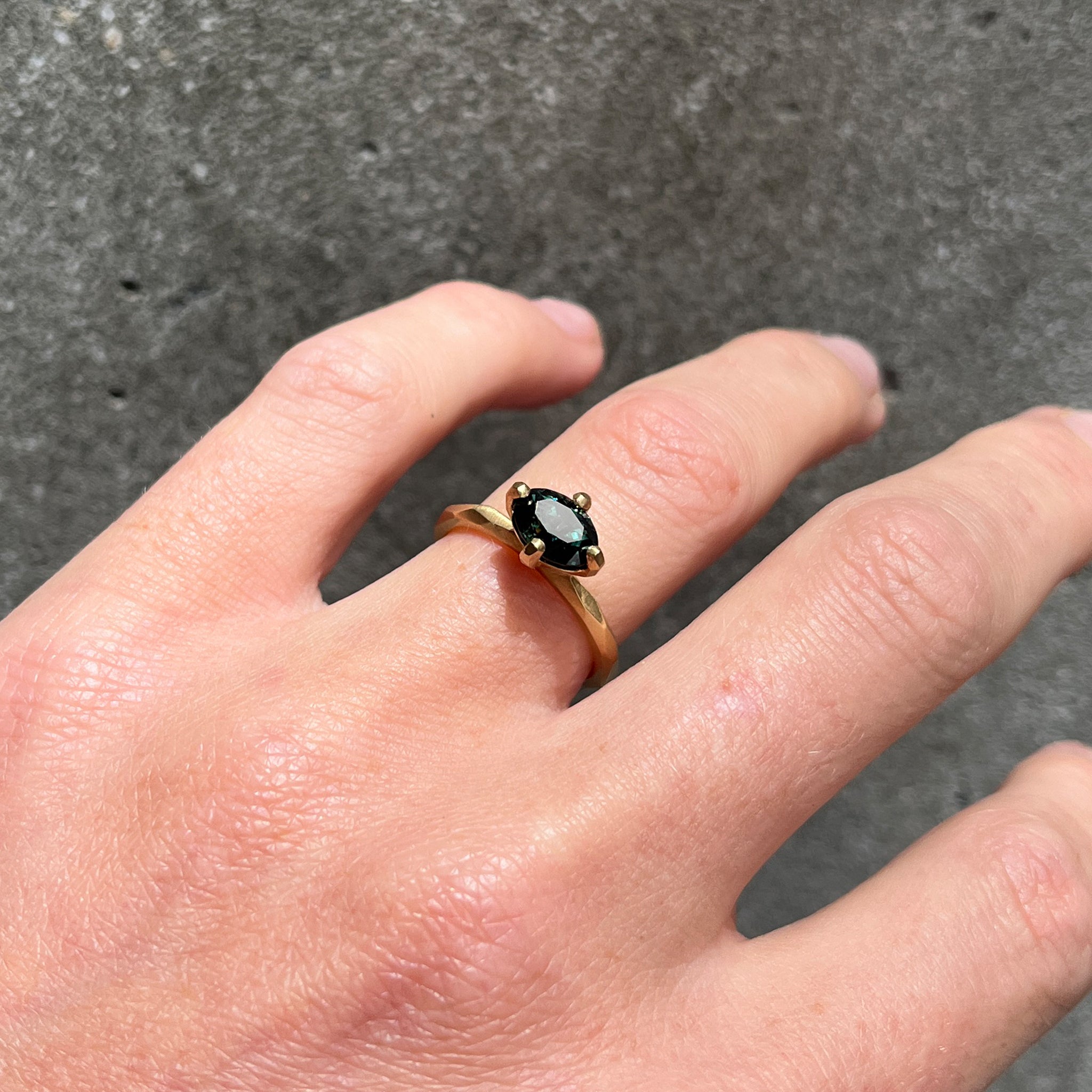 Sapphire Marquise Ring