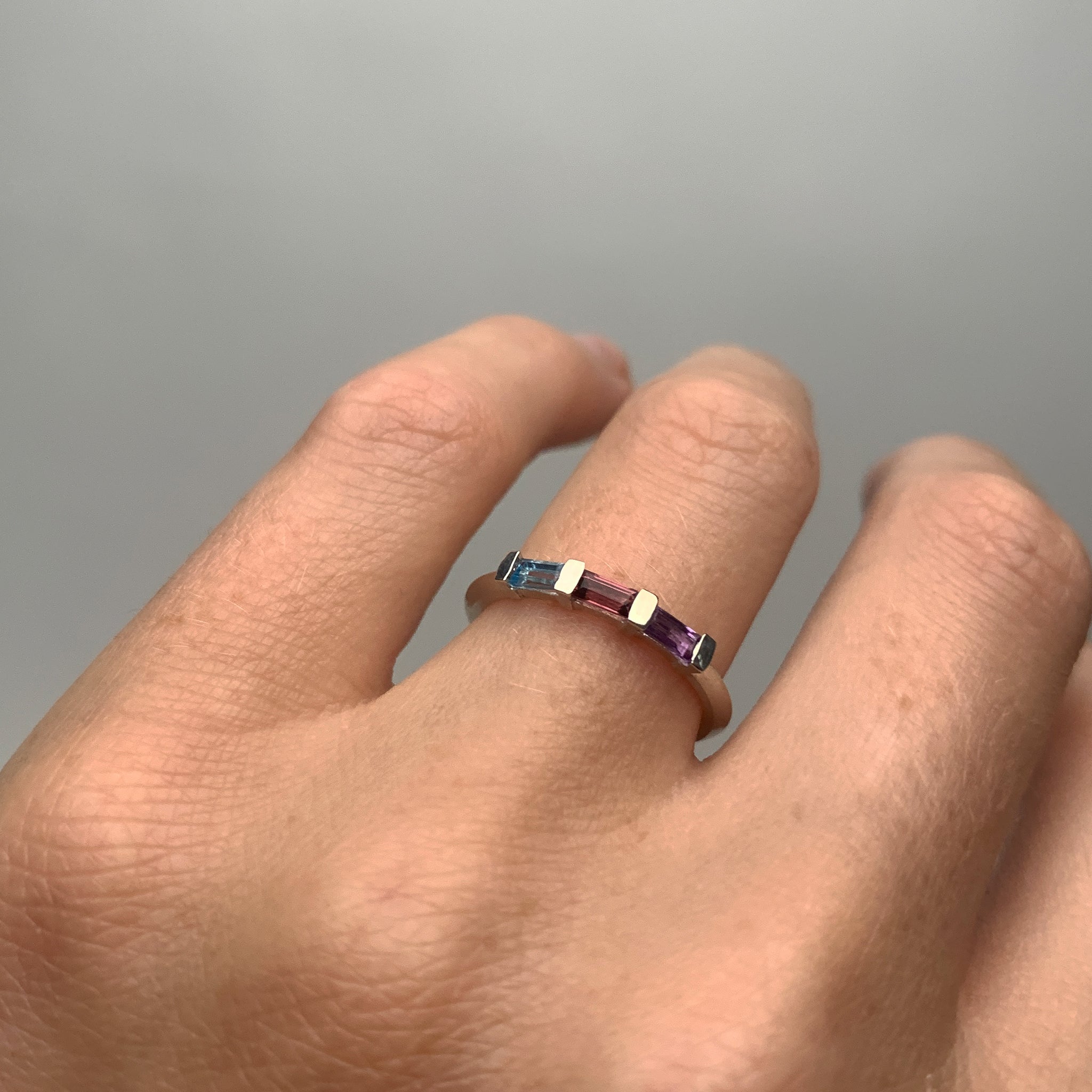 Juicy Triple Gem Ring