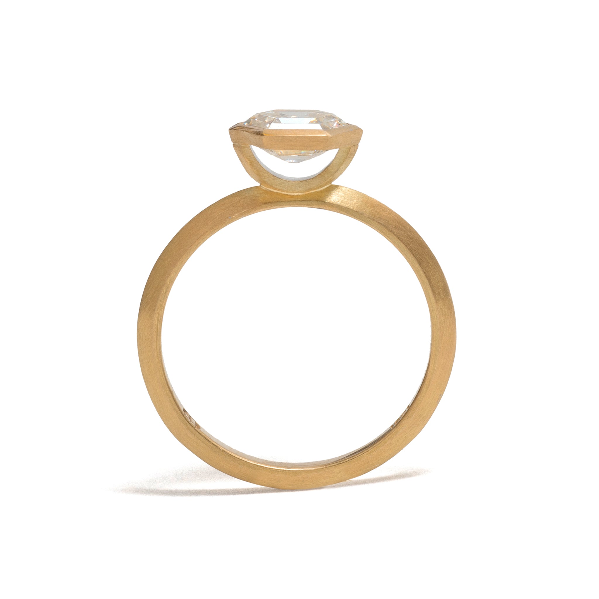 Hexagonal Step Cut Elevate Ring