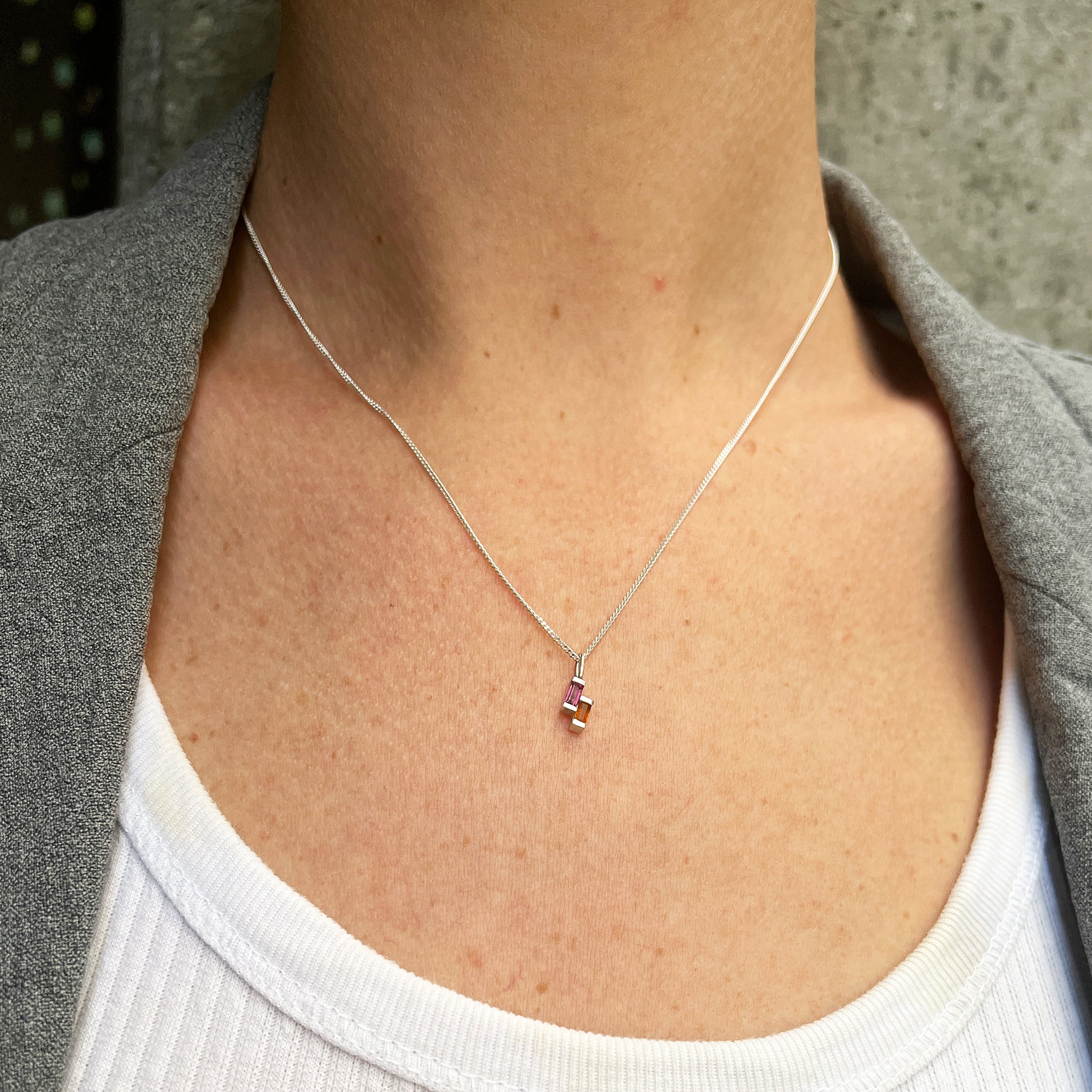 Juicy Double Gem Pendant