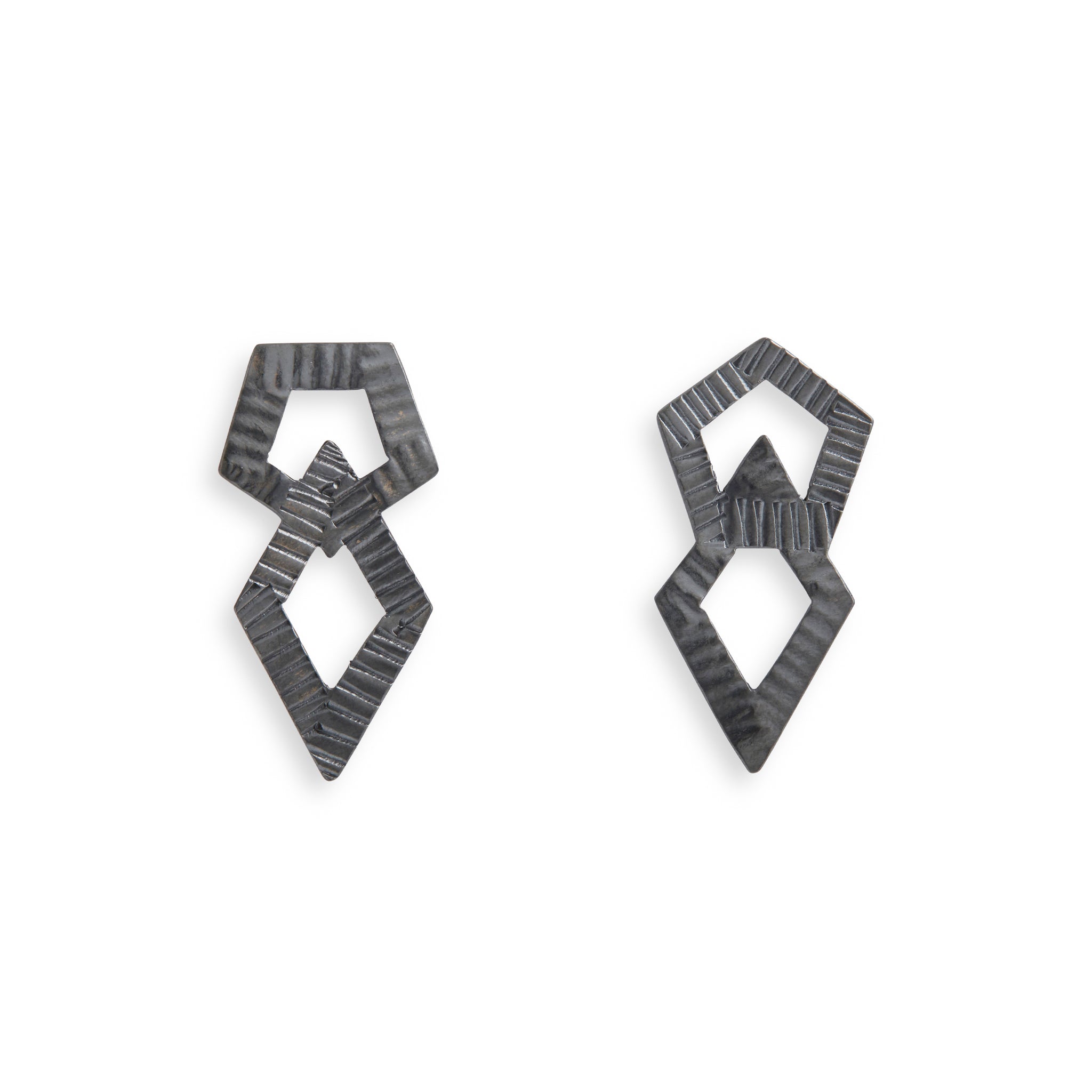 Sacred Geometries Studs - Pentagon Rhombus