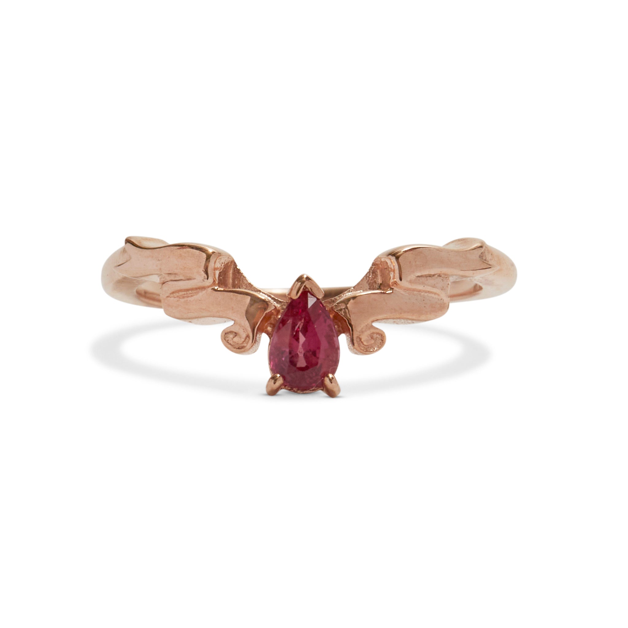 Veiled Ruby Ring