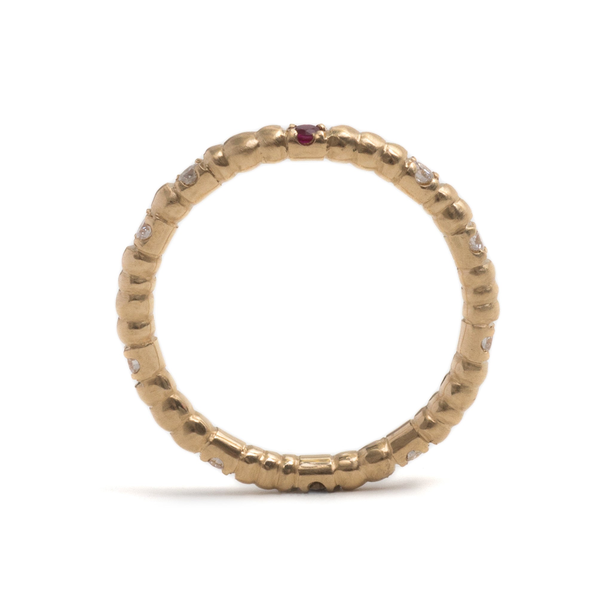 Scattered Seeds Ruby Ring