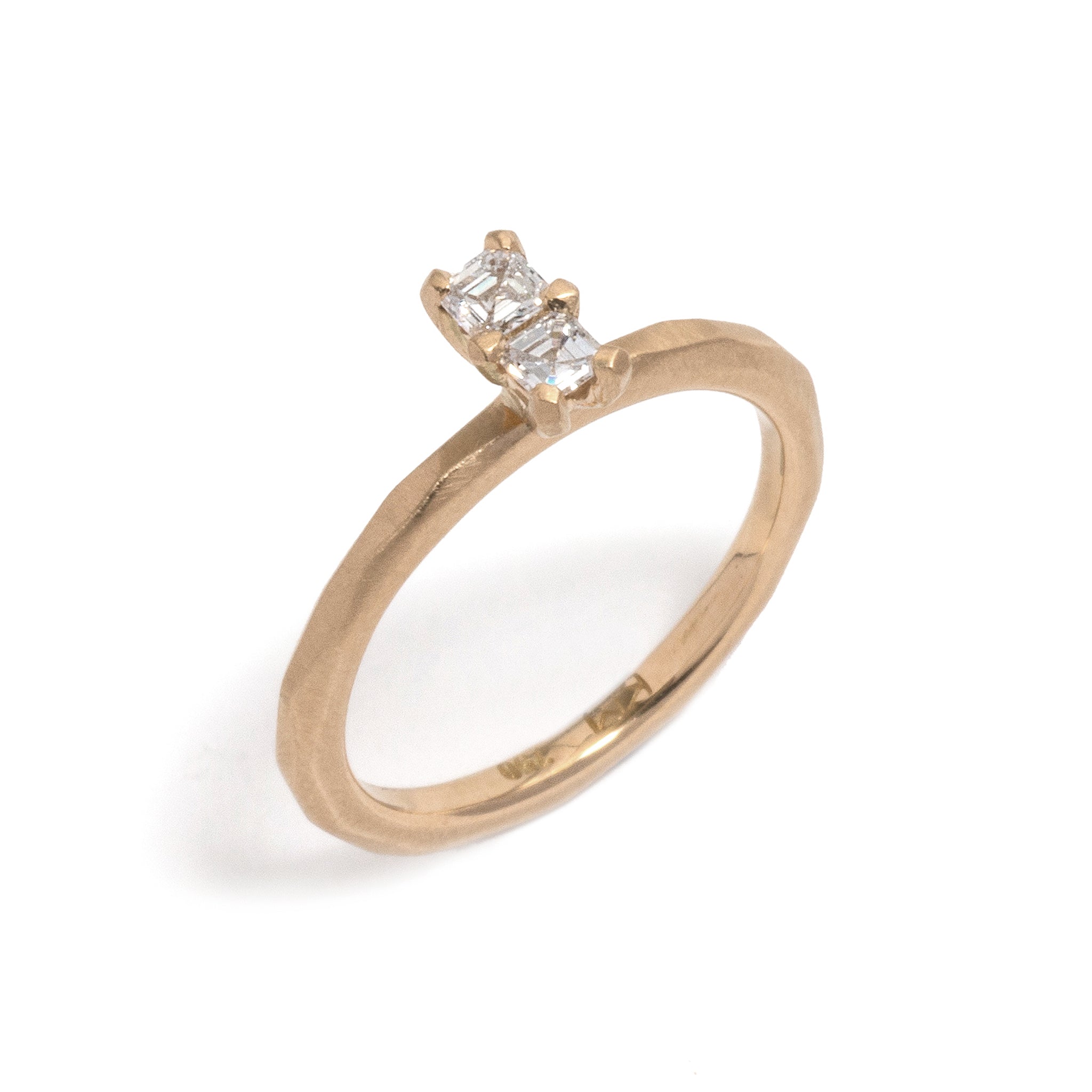 Soul Mate Asscher Cut Diamond Ring