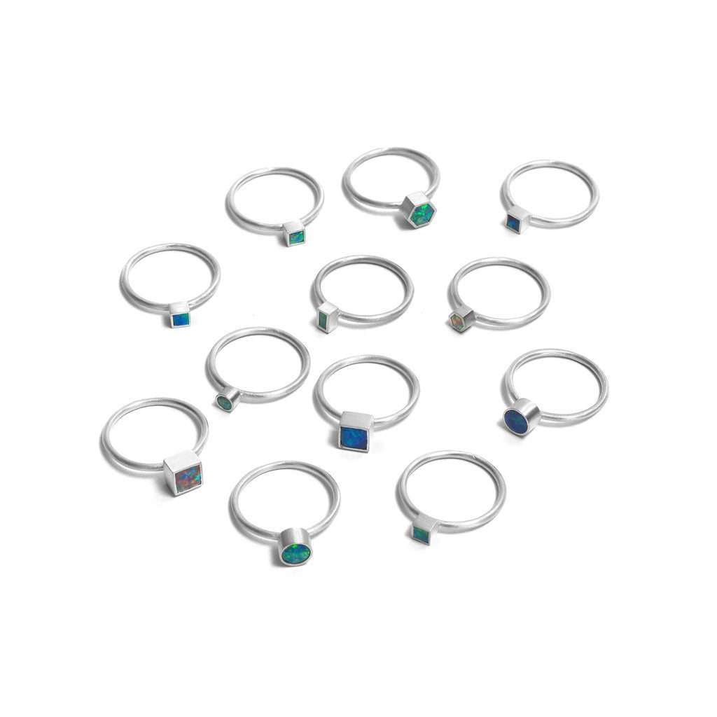 Opal Element Stacking Ring