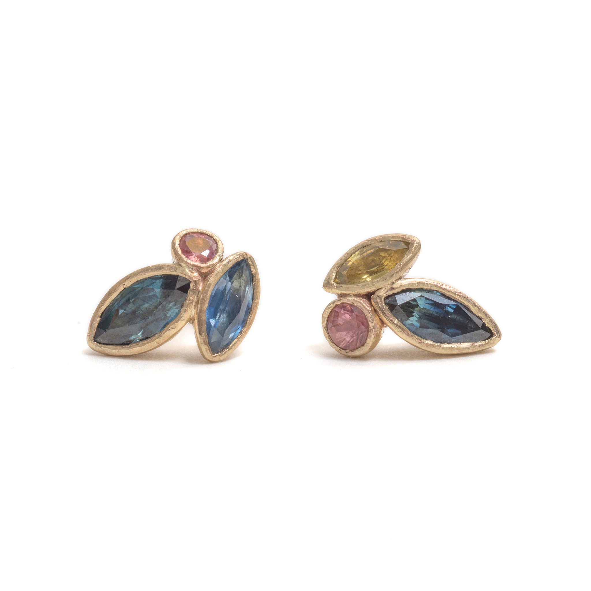 3 Wild Marquise Earrings