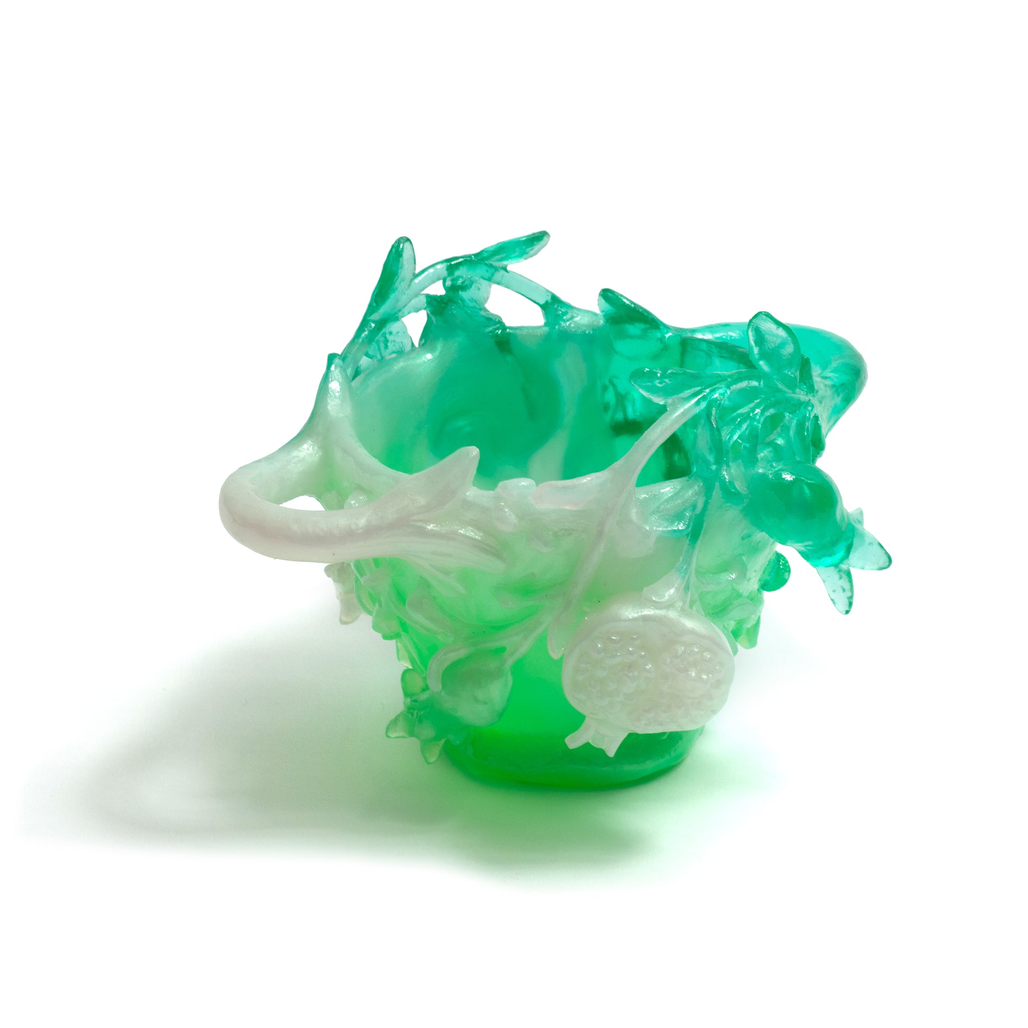 Persephone Bowl (Green & Pearl)