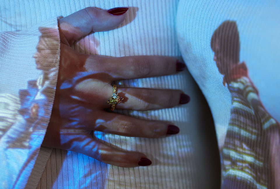 'The Most Romantic Film': The Inspiration Behind Tessa Blazey's Clementine & Joel ring