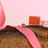 Pink Tourmaline Stack (Set of Two) Ring