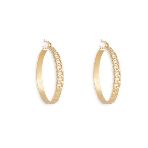 Medium Suffragette Hoop Earrings by Lisa Roet