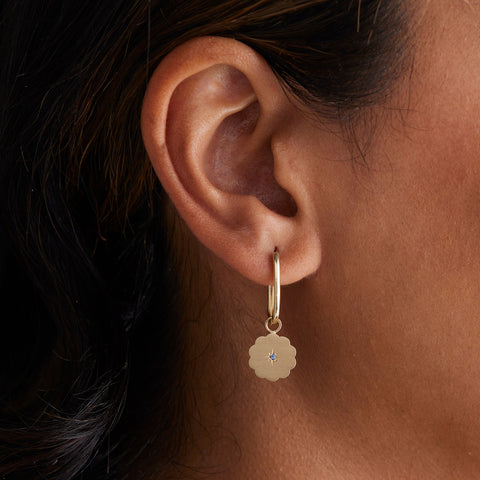 Birthstone Amulet - Cloud Earrings