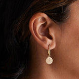 Birthstone Amulet - Round Earrings