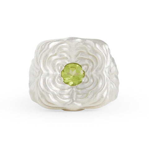 Peridot Crease Ring by Georgie Harrison