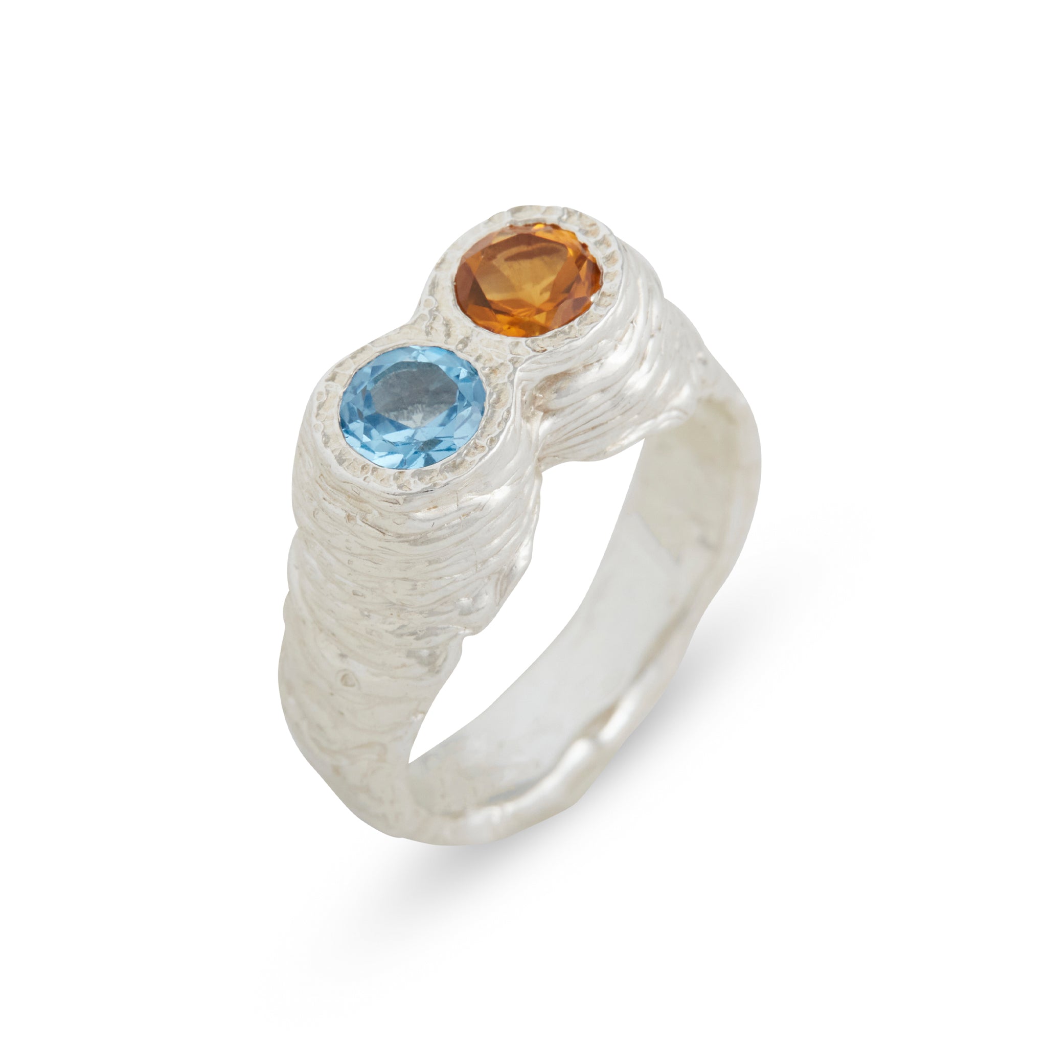 M3DP Topaz & Citrine Double Ring