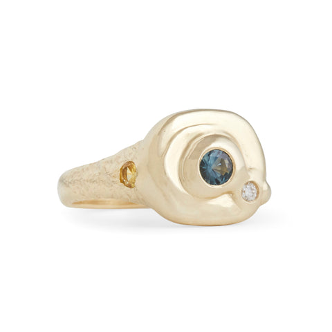 Phases #1 Gold Ring