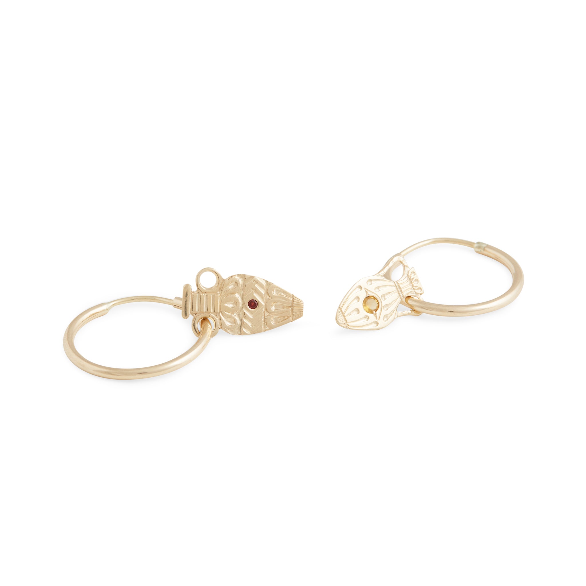 Etruscan Urn Earrings