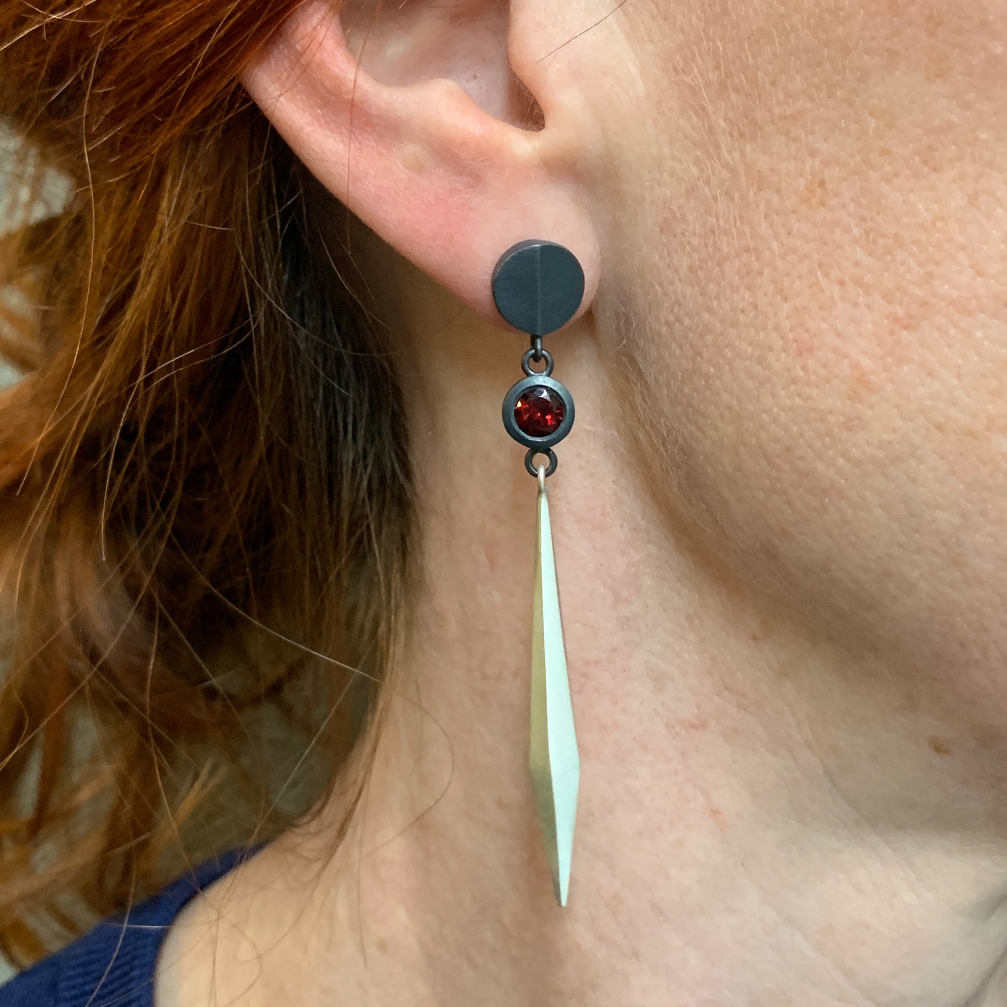 Divide Drops Earrings