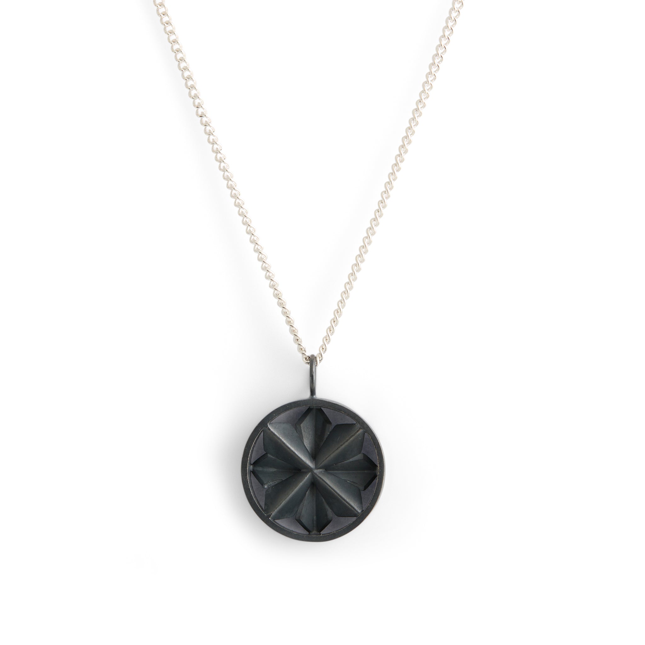 Pleated Flower Pendant
