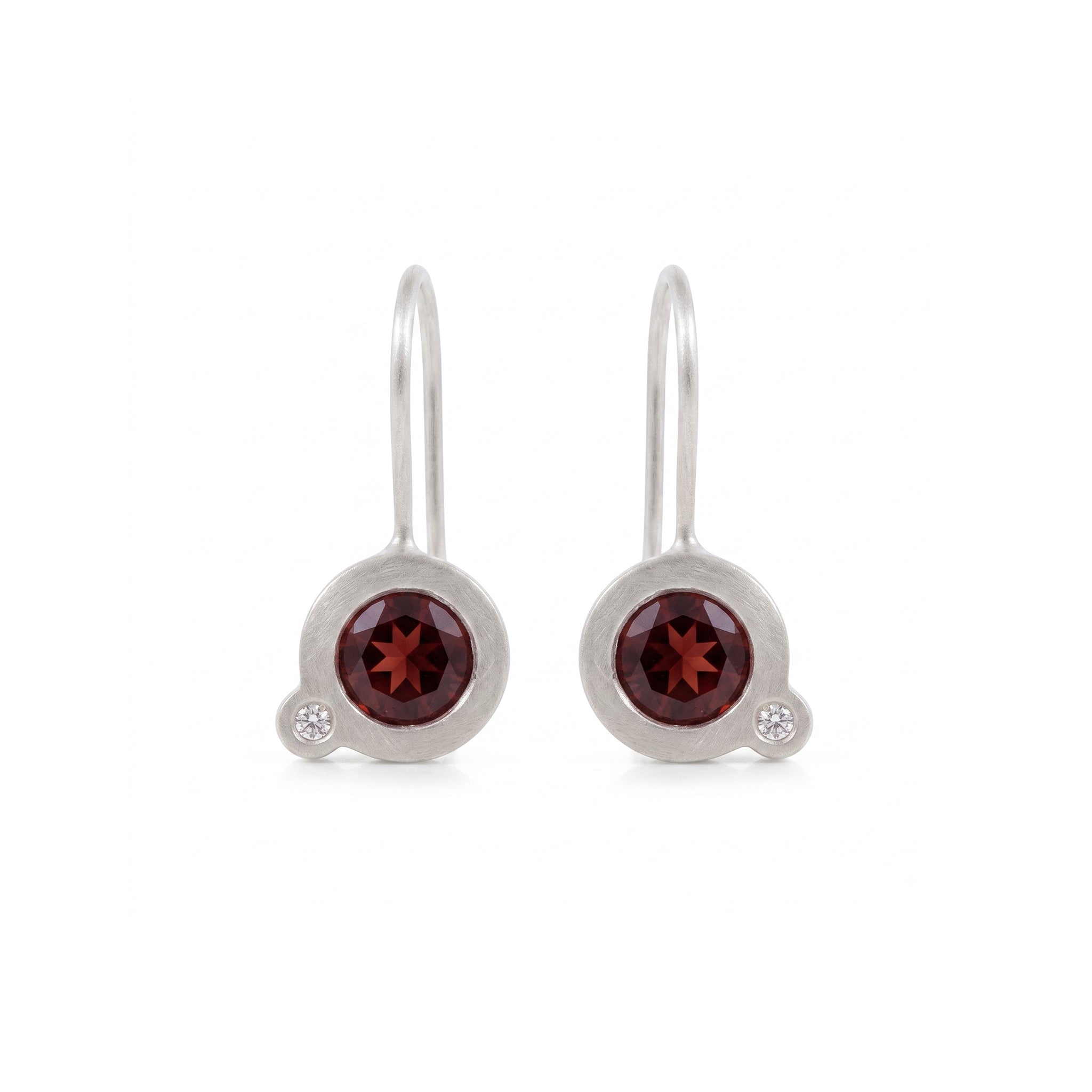 My Friend and I Silver Hook Earrings
