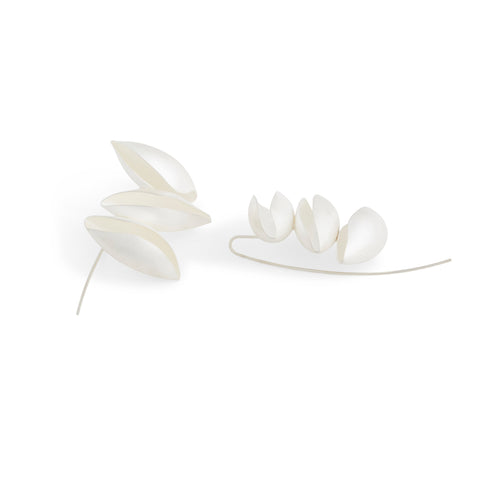 Large Triple Seed Pod Earrings