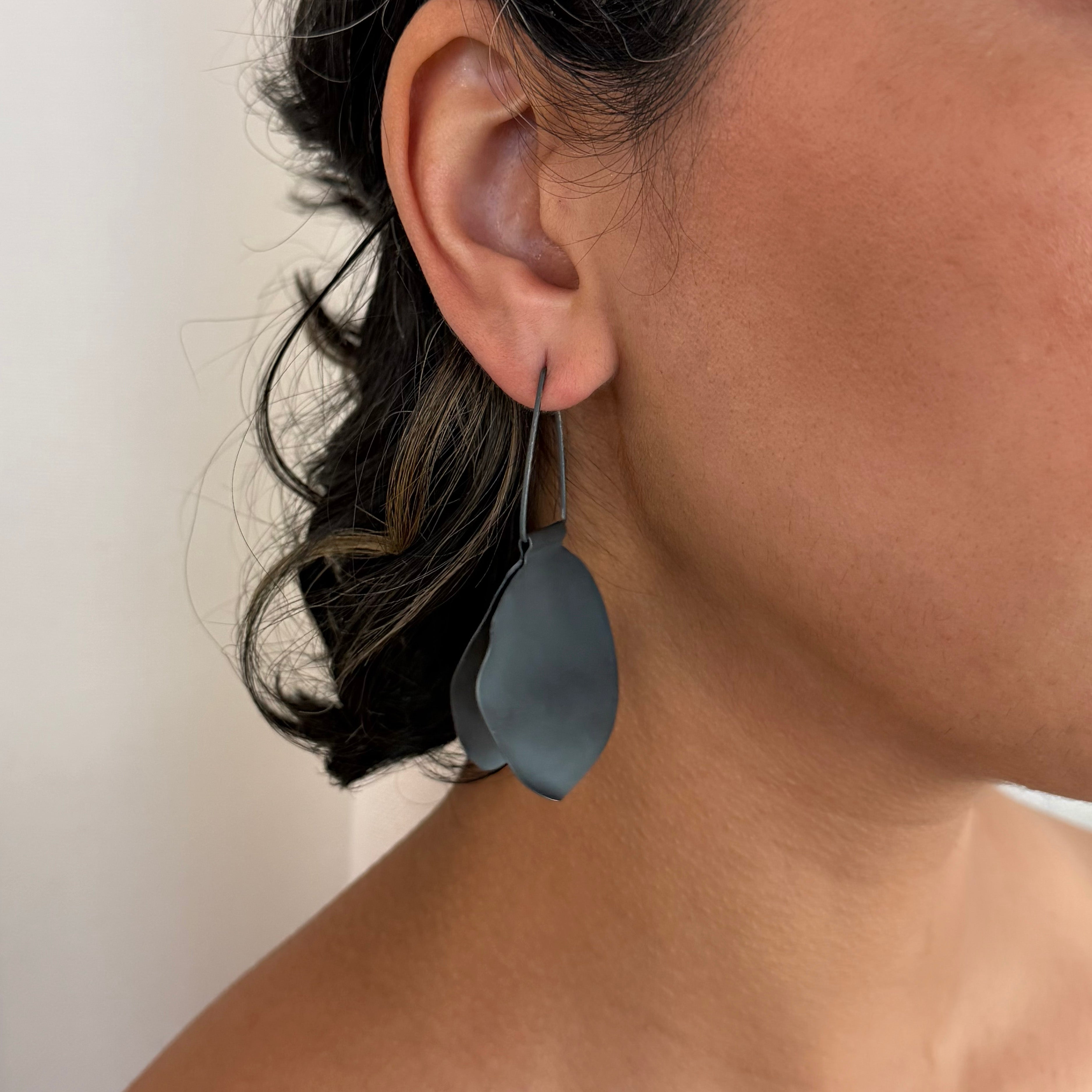 Double Leaf Earrings