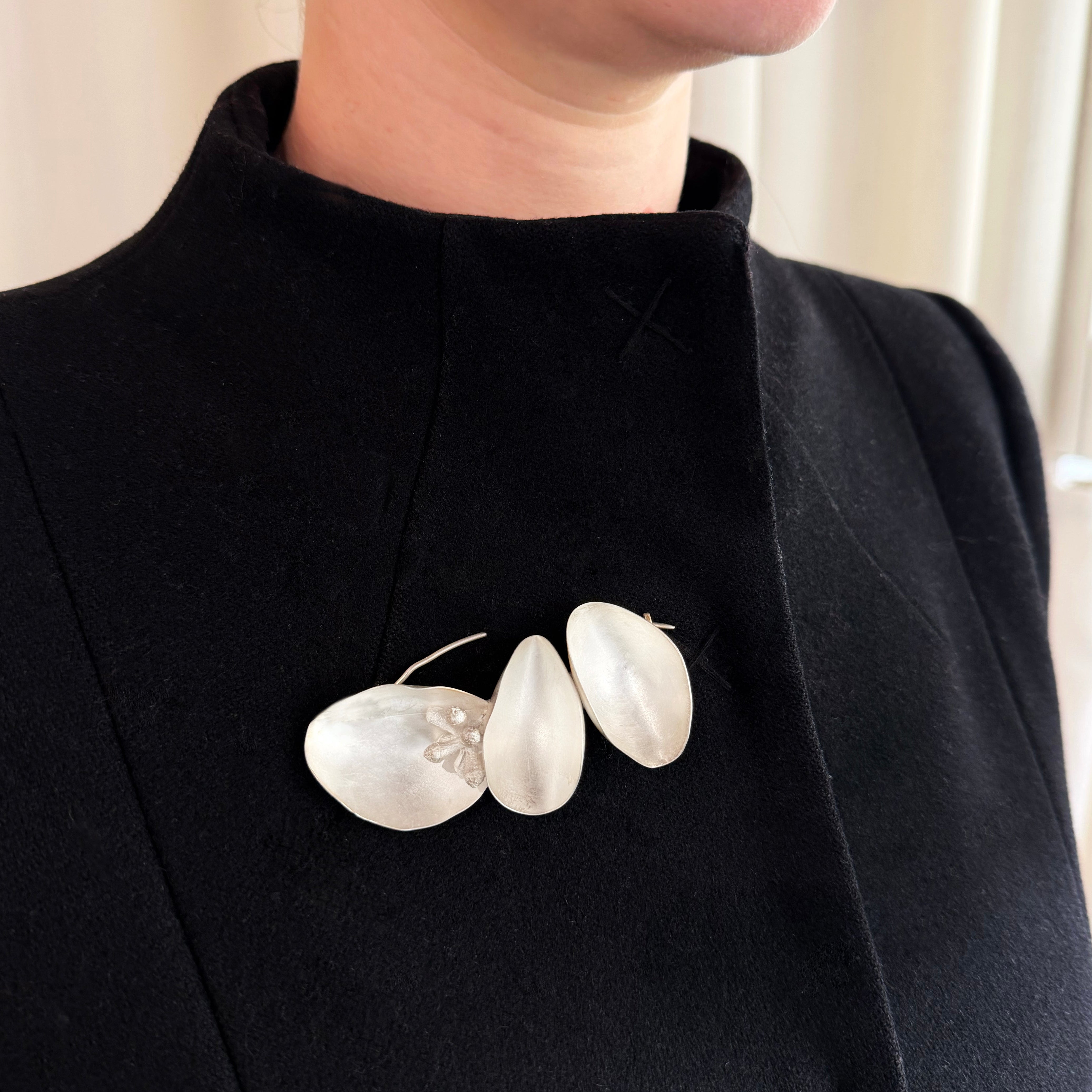 Three Pod Brooch
