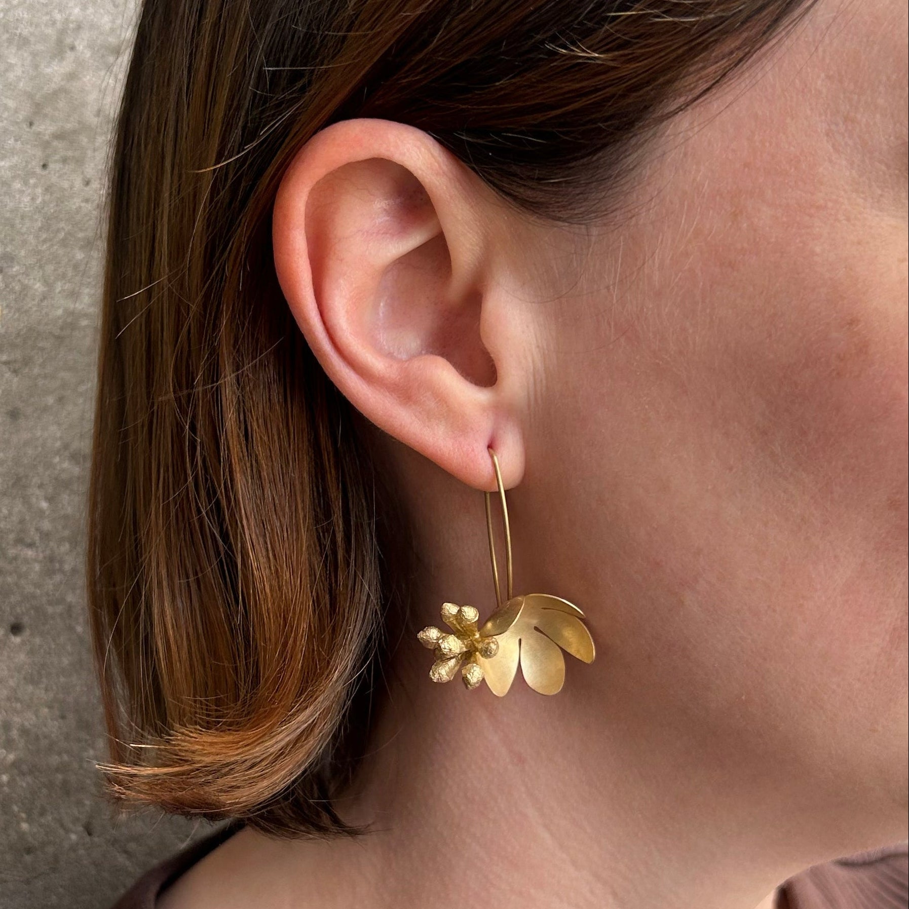 Golden Native Bouquet Earrings