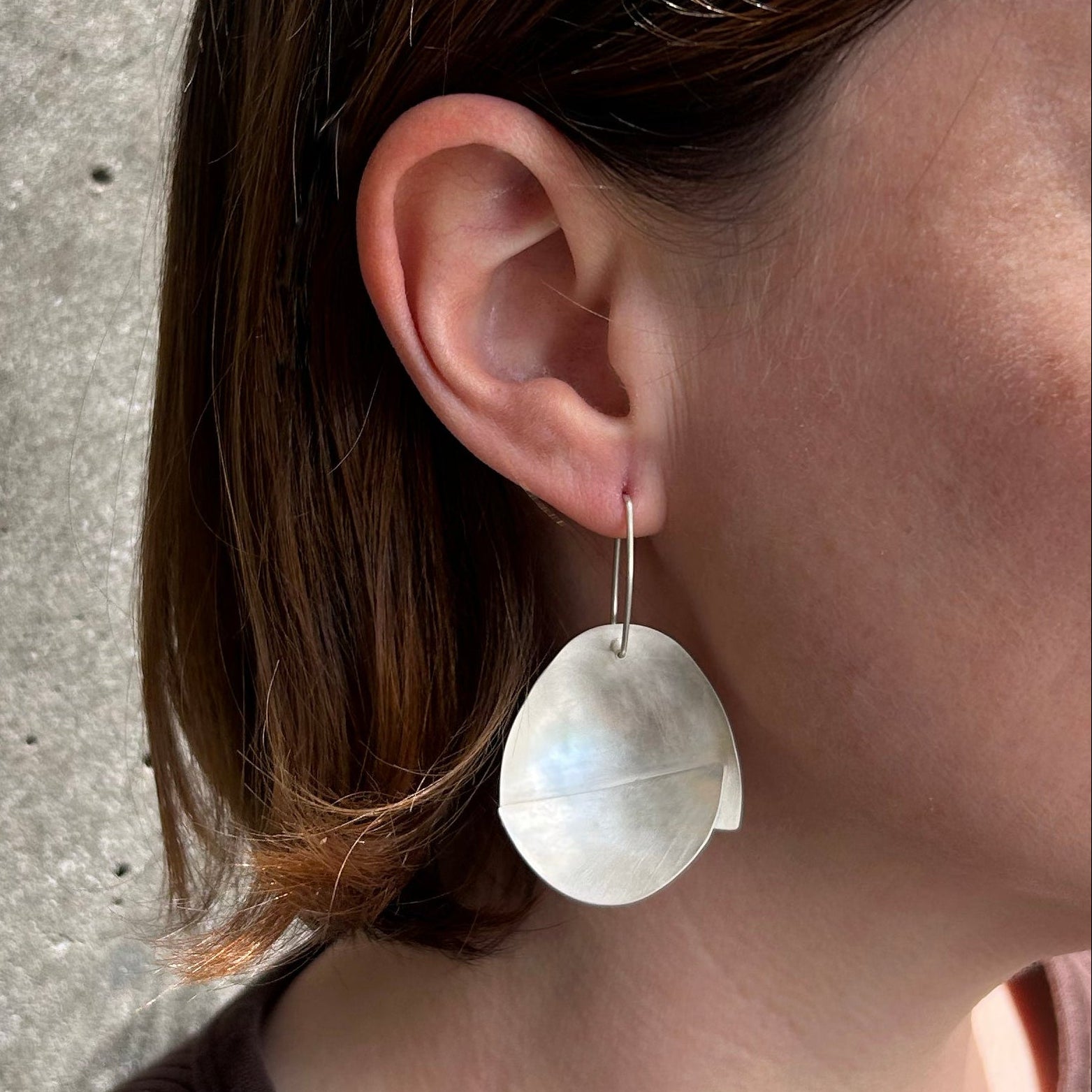 Silver Foliage Earrings