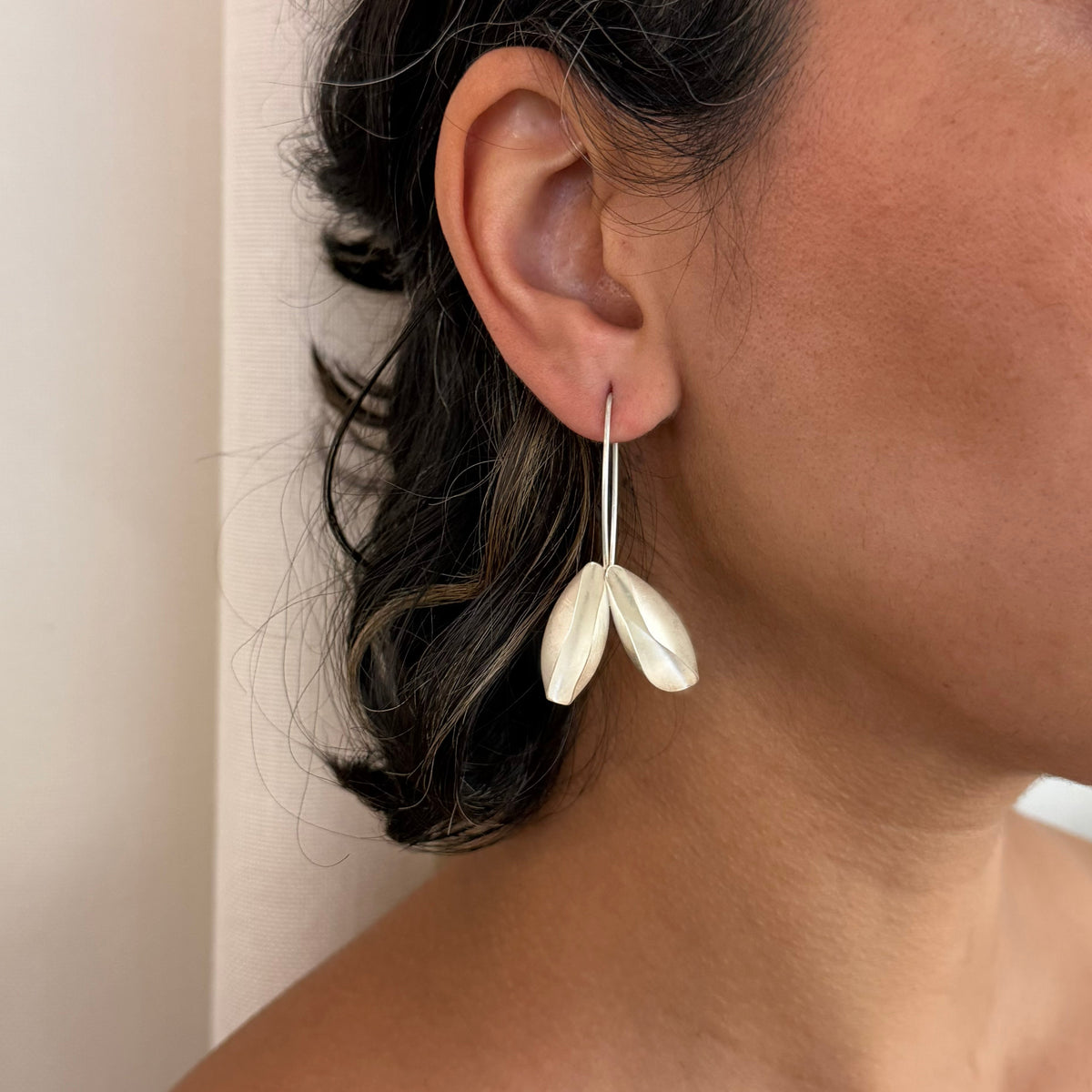 Double Seed Pod Earrings