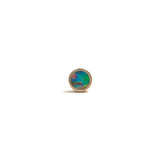 Golden Opal Element Single Stud Earrings
