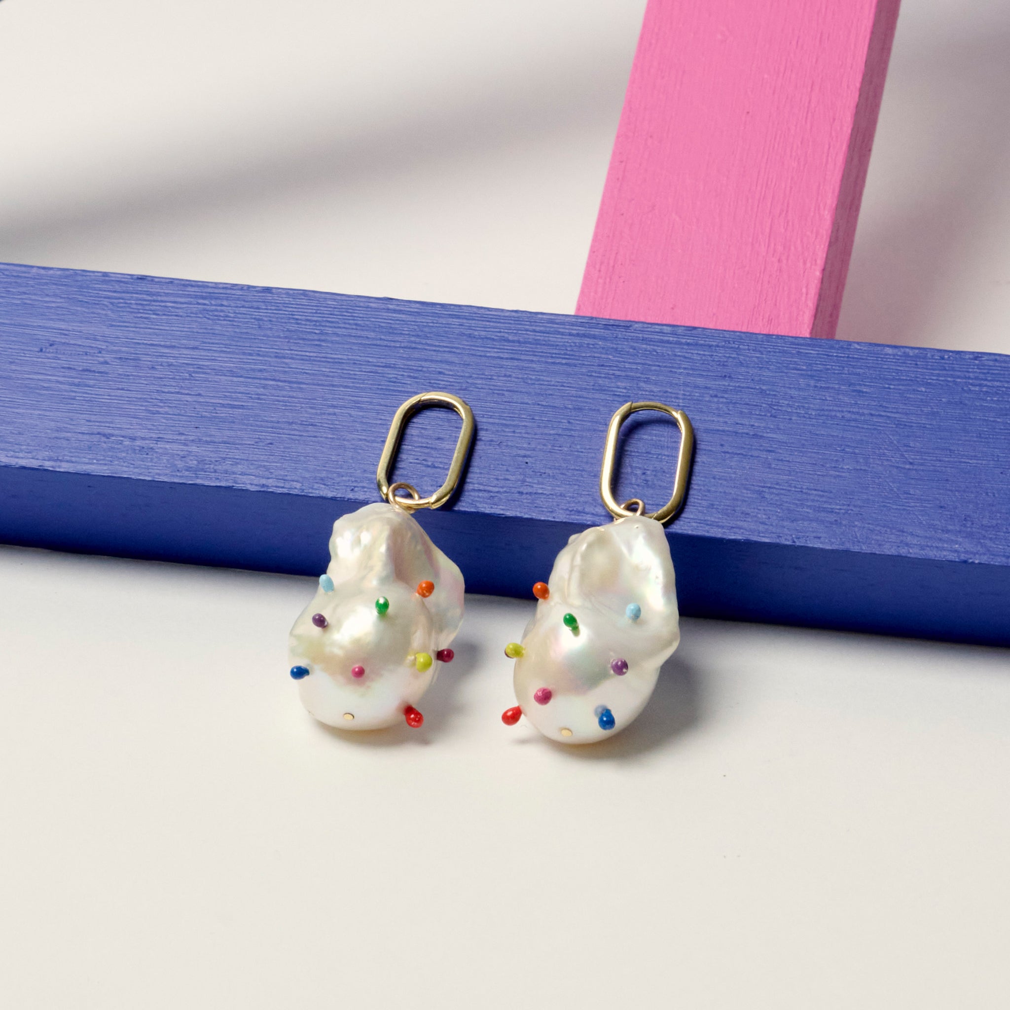 Chromatic Pearl Earrings