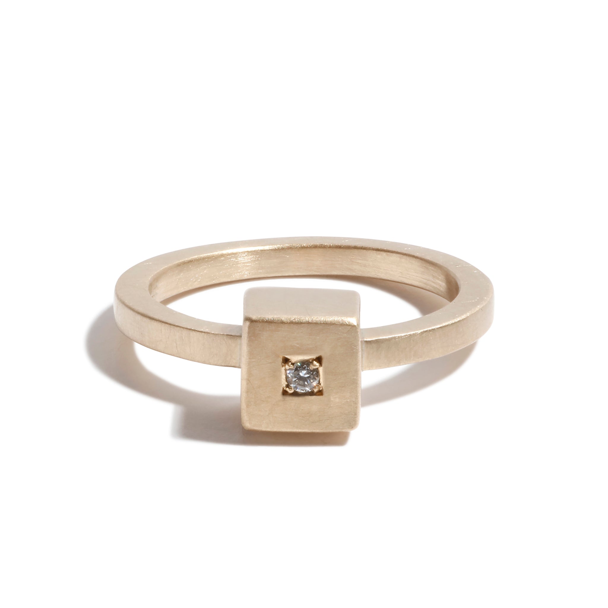 Dice Diamond Ring