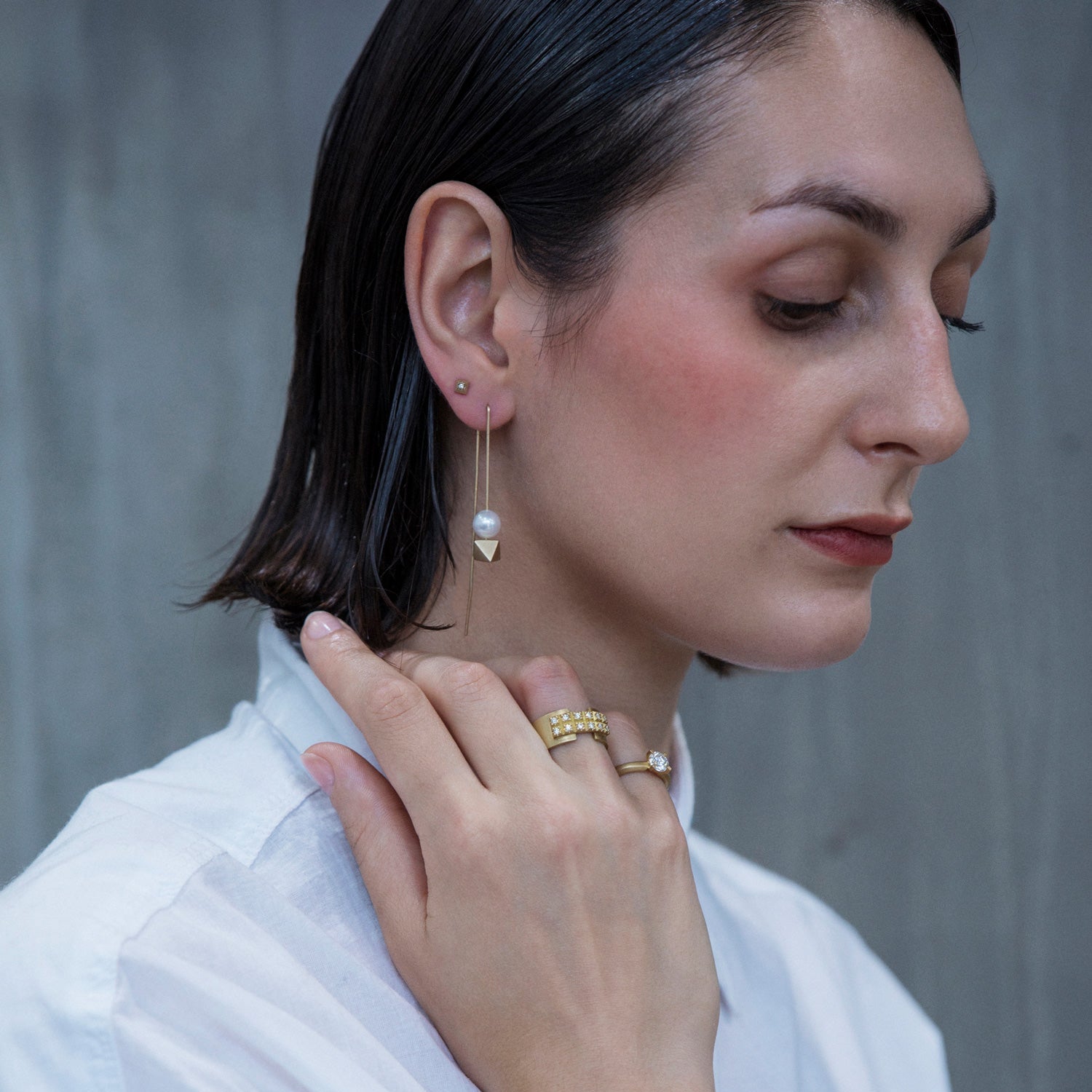 Nexus Wide Diamond Ring