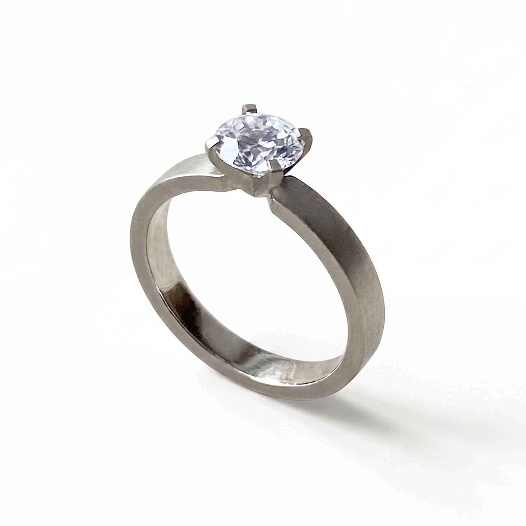 Ignis Diamond Solitaire Ring