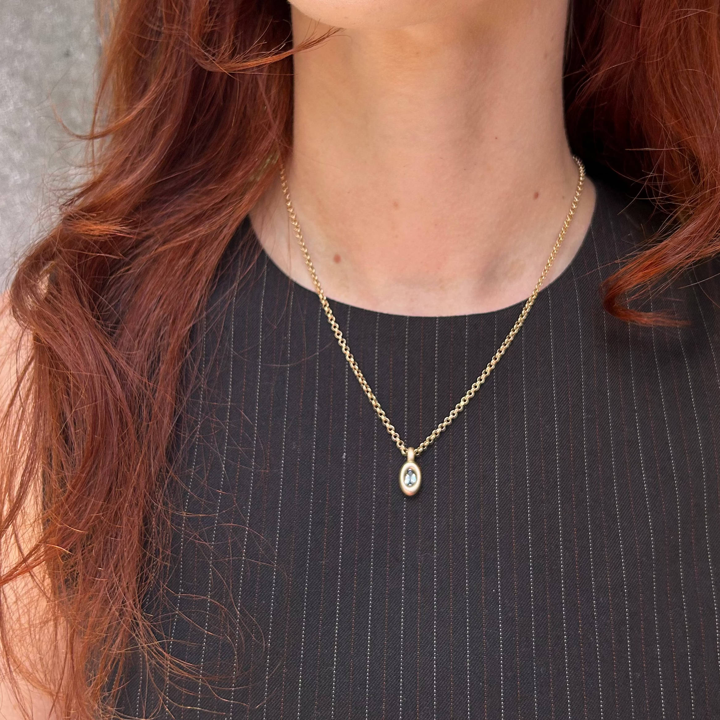 Polar Grey Spinel Pendant