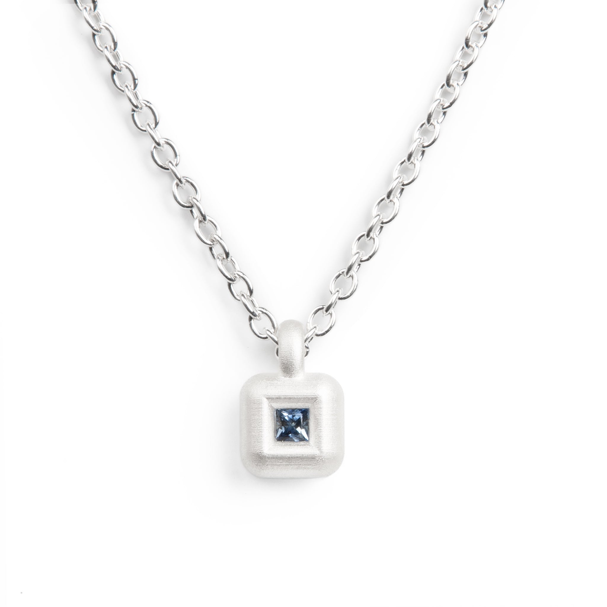 Metallic Australian Sapphire Pendant