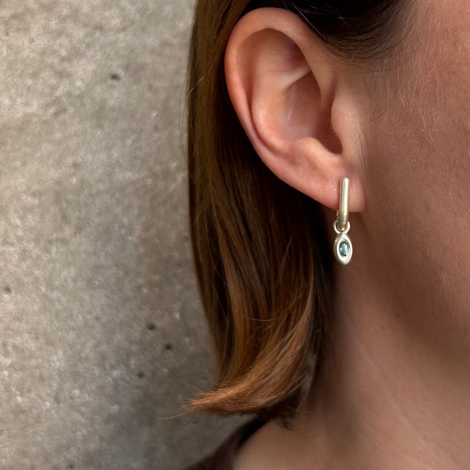 Polar Topaz Earrings