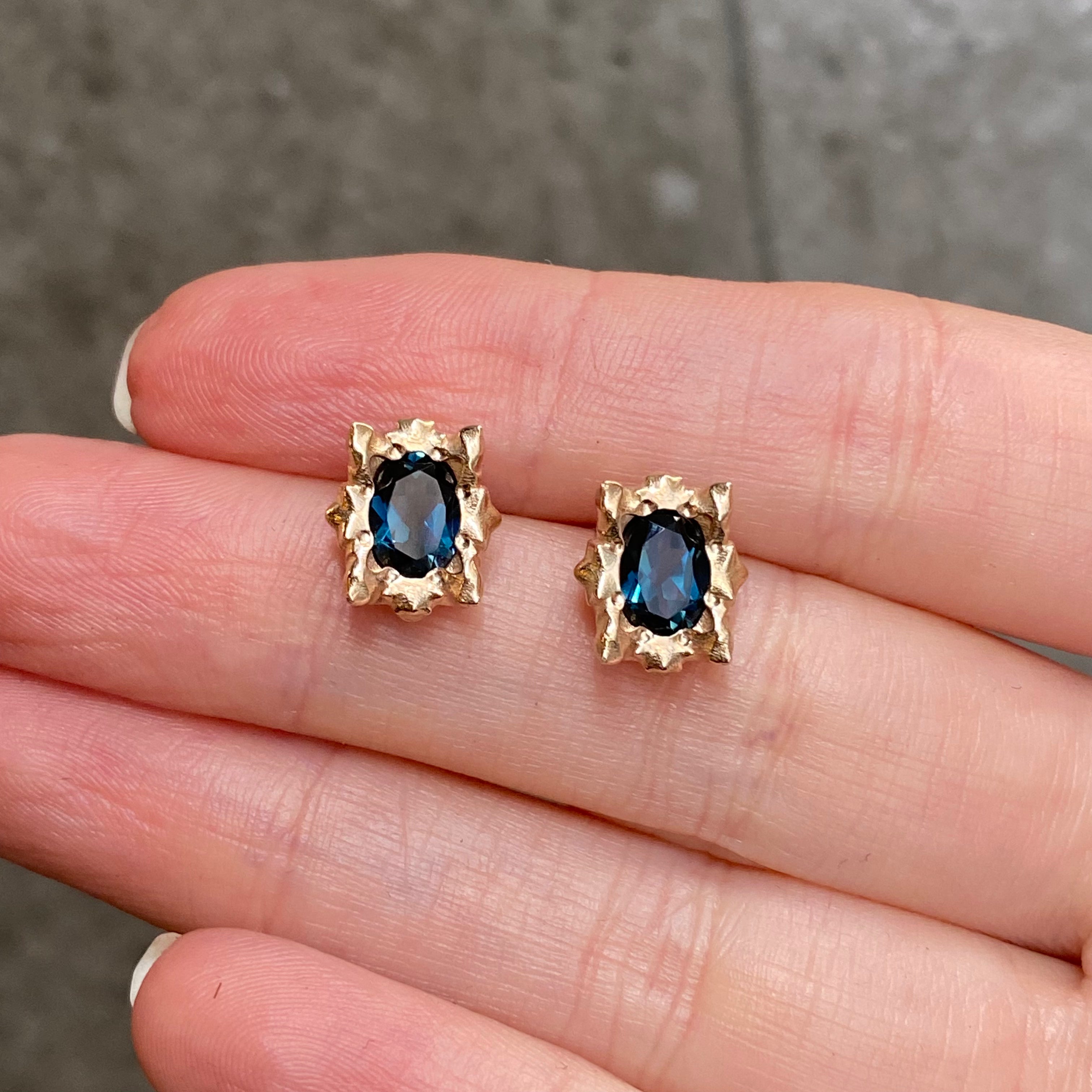 Solar Small Topaz Earrings