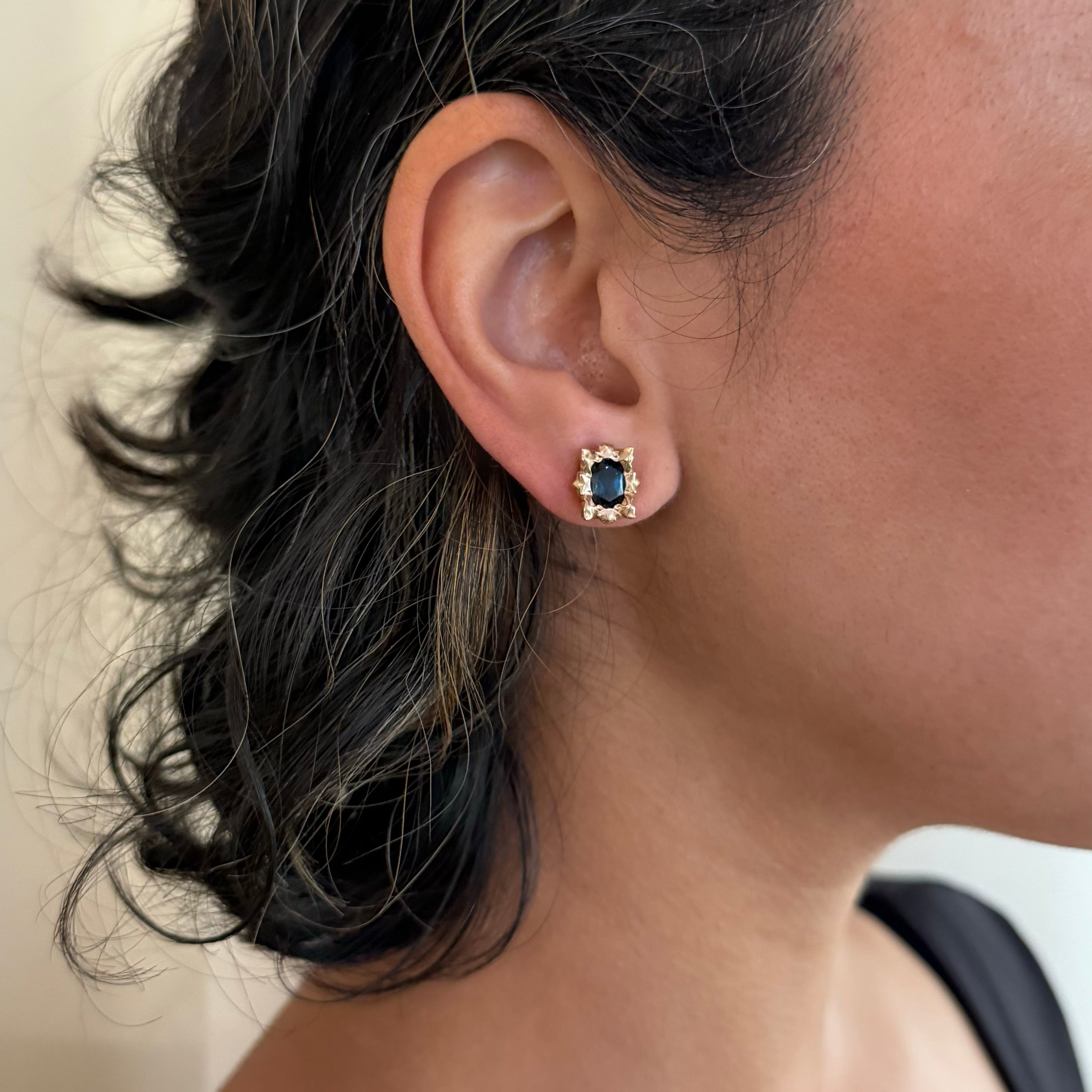 Solar Small Topaz Earrings