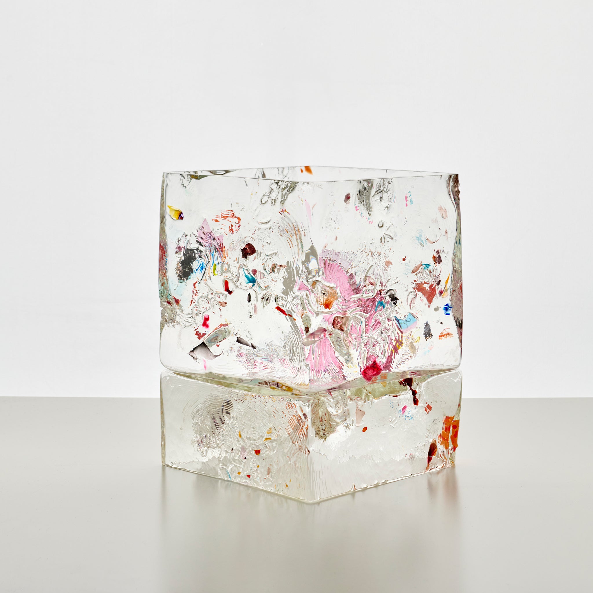Cullet Stacked Vase II