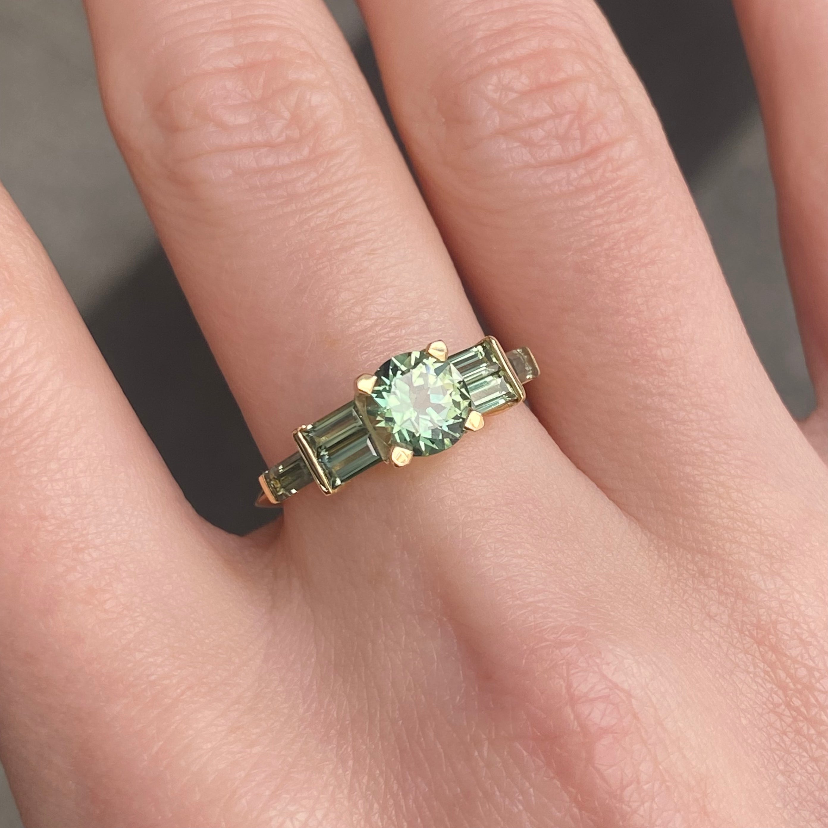 Petite Harmony Parti Sapphire Ring