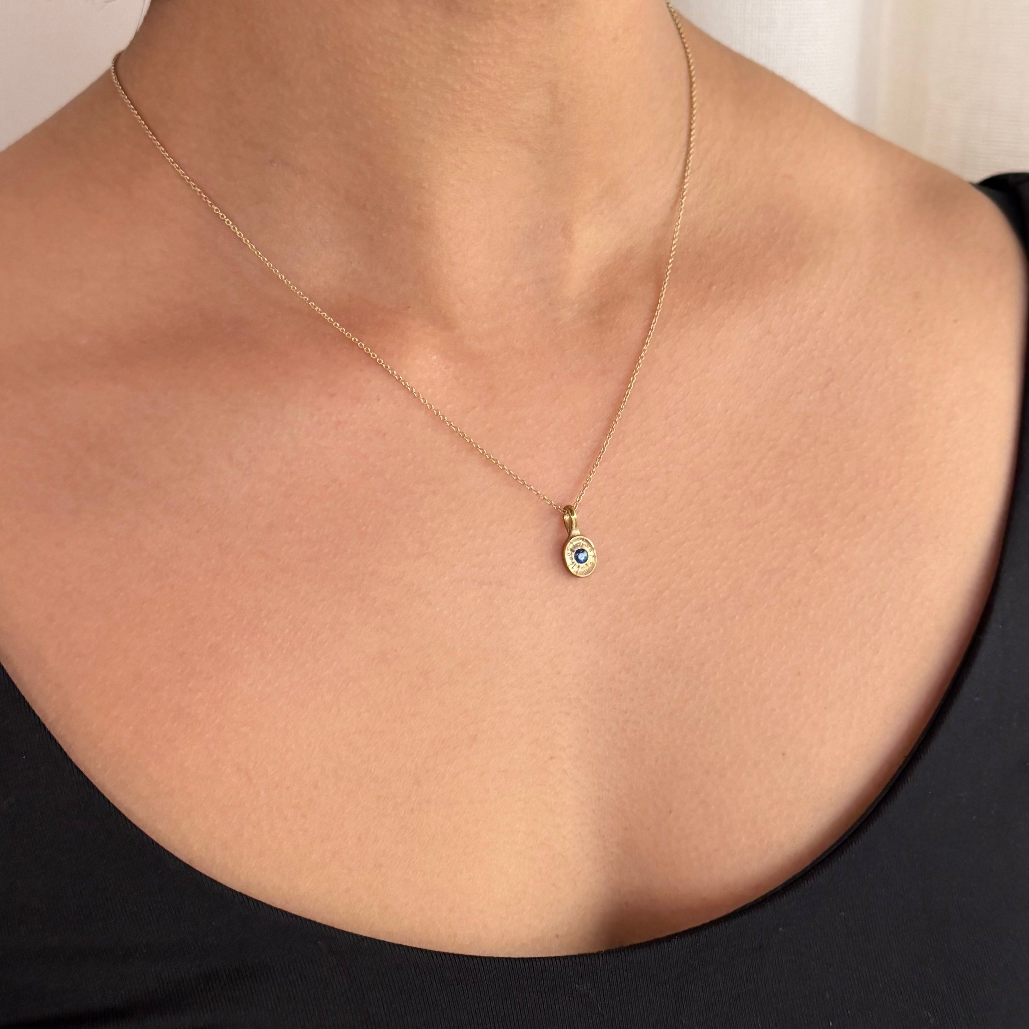 Radiate Ceylon Sapphire Pendant